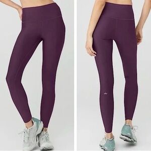 ALO Yoga Airlift Cropped Top/ Pant 2-pc Set M
